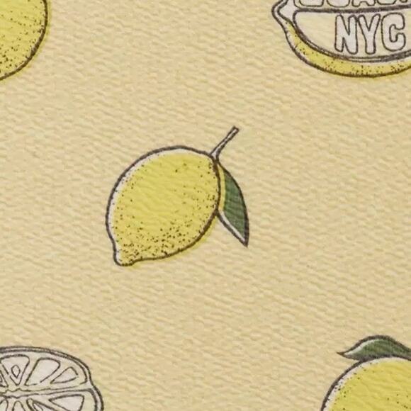 NWT Coach Notebook With Lemon Print CAO42 Garden Glade Multi - Picture 7 of 7